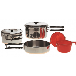 Zestaw biwakowy Mil-Tec Stainless Steel, 7 elementów (14647000)