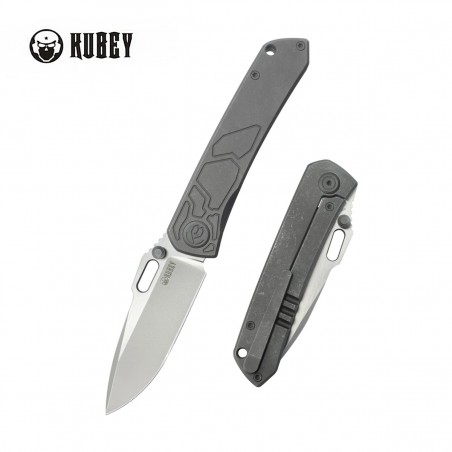 Nóż składany Kubey Blackout Gray Titanium, Brushed/Sandblasted M390 by Dmitry Osarenko (KB259B) Nóż składany Kubey Blackout Gray Titanium, Brushed/Sandblasted M390 by Dmitry Osarenko (KB259B)