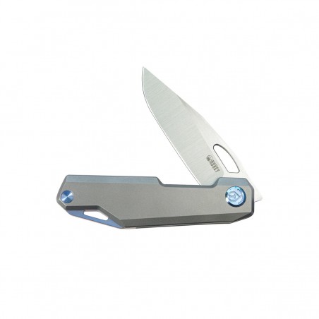 Nóż składany Kubey Verijero Grey Titanium, Satin 14C28N by George Ovchinnikov (KB340A)