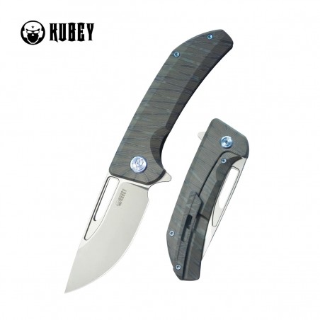Nóż składany Kubey Hyperion Micro Milling Lines Flame Titanium, Sandblasted CPM S35VN by Jelly Jerry (KB368I) Nóż składany Kubey Hyperion Micro Milling Lines Flame Titanium, Sandblasted CPM S35VN by Jelly Jerry (KB368I)