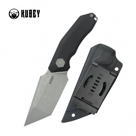 Nóż Kubey Yokai Black G10, Stonewashed 14C28N by Damned Designs (KU382A) Nóż Kubey Yokai Black G10, Stonewashed 14C28N by Damned Designs (KU382A)