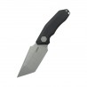 Nóż Kubey Yokai Black G10, Stonewashed 14C28N by Damned Designs (KU382A)