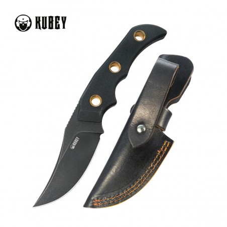 Nóż Kubey Blade Hunter Black G10, Blackwashed 14C28N by Mikkel Willumsen (KU375B) Nóż Kubey Blade Hunter Black G10, Blackwashed 14C28N by Mikkel Willumsen (KU375B)