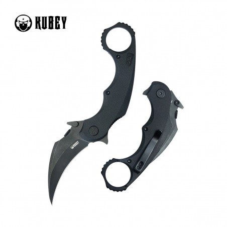 Nóż składany Kubey Rogue Pikal Black G10, Blackwashed 14C28N by MUZI Design (KU298B) Nóż składany Kubey Rogue Pikal Black G10, Blackwashed 14C28N by MUZI Design (KU298B)