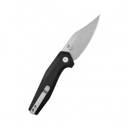 Nóż składany Kubey Hades Black G10, Stonewashed 14C28N by Damned Designs (KU394A) Nóż składany Kubey Hades Black G10, Stonewashed 14C28N by Damned Designs (KU394A)