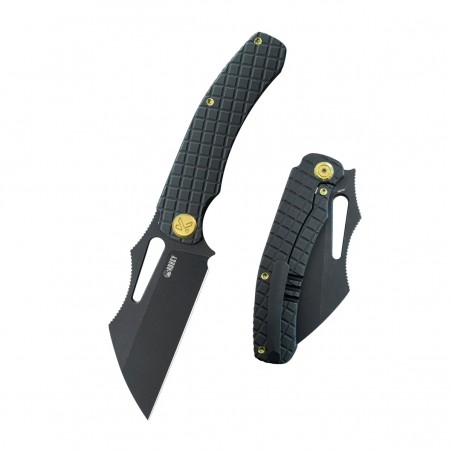 Nóż składany Kubey Sylow Black Titanium, Blackwashed 14C28N by James Lowe (KU260D) Nóż składany Kubey Sylow Black Titanium, Blackwashed 14C28N by James Lowe (KU260D)