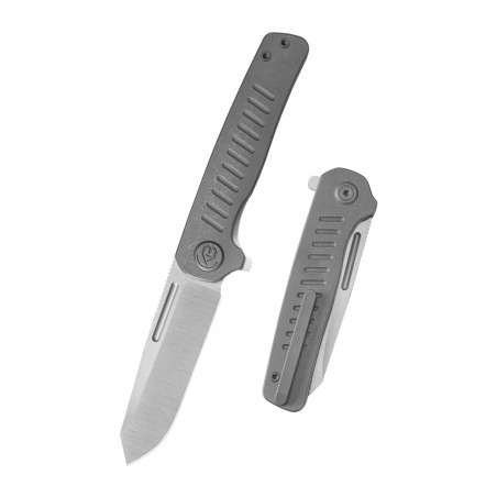 Nóż składany Kubey KB Knives Steelhead Darkwashed Titanium, Satin M390 by Mark Perez (KB315B) Nóż składany Kubey KB Knives Steelhead Darkwashed Titanium, Satin M390 by Mark Perez (KB315B)