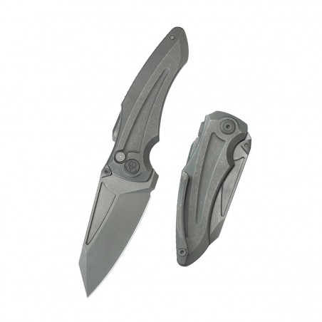 Nóż składany Kubey Sumo Grey Titanium, Darkblasted CPM 20CV by Jake Hoback (KB400B) Nóż składany Kubey Sumo Grey Titanium, Darkblasted CPM 20CV by Jake Hoback (KB400B)