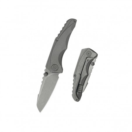 Nóż składany Kubey Steeltle Gray Titanium, Darkblasted M390 by Kot Knives (KB390B) Nóż składany Kubey Steeltle Gray Titanium, Darkblasted M390 by Kot Knives (KB390B)