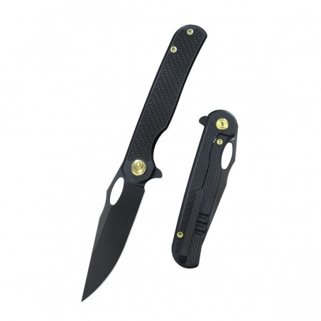 Nóż składany Kubey KB Knives Hydro Black Titanium, Black DLC M390 by Mark Perez (KB323B) Nóż składany Kubey KB Knives Hydro Black Titanium, Black DLC M390 by Mark Perez (KB323B)