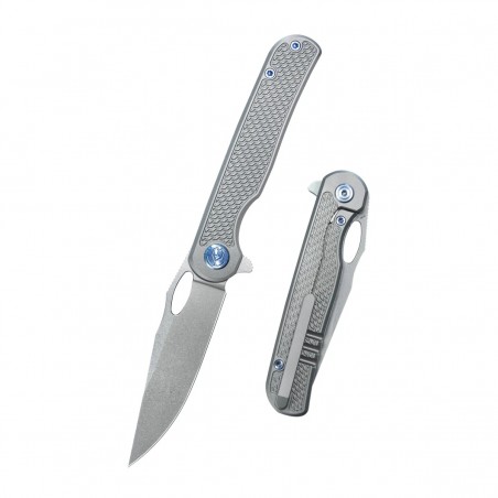 Nóż składany Kubey KB Knives Hydro Grey Titanium, Stonewashed M390 by Mark Perez (KB323A) Nóż składany Kubey KB Knives Hydro Grey Titanium, Stonewashed M390 by Mark Perez (KB323A)