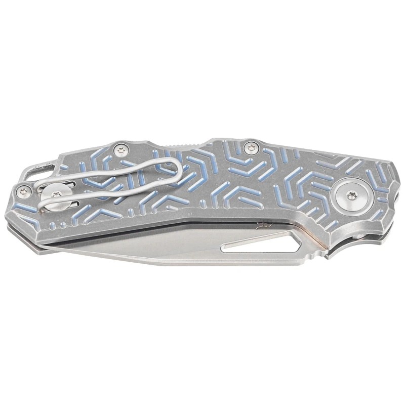 Nóż składany Viper Alfa Gray/Blue Titanium, Satin MagnaCut by Simone Tonolli (V6020TI3DBL)