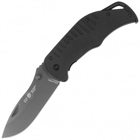 Nóż składany ESP EK-BB-01 Black PA66 Polyamide, Titanium Gray PVD AUS-8 Nóż składany ESP EK-BB-01 Black PA66 Polyamide, Titanium Gray PVD AUS-8