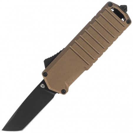 Nóż automatyczny OTF Tekto A2 Badger Mini T/E Desert Aluminium, Black D2 Nóż automatyczny OTF Tekto A2 Badger Mini T/E Desert Aluminium, Black D2