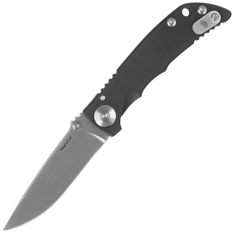 Nóż składany Spartan Blades Harsey Folder 3.25 Black PVD Titanium, Gray HW, Stonewashed MagnaCut by William W. Harsey Jr. (SF10S