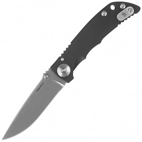 Nóż składany Spartan Blades Harsey Folder 3.25 Black PVD Titanium, Gray HW, Stonewashed MagnaCut by William W. Harsey Jr. (SF10S Nóż składany Spartan Blades Harsey Folder 3.25 Black PVD Titanium, Gray HW, Stonewashed MagnaCut by William W. Harsey Jr. (SF10S