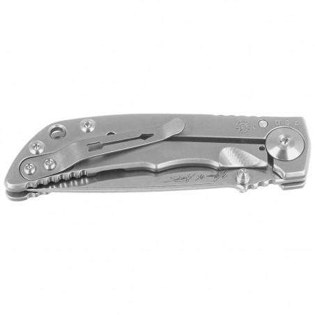Nóż składany Spartan Blades Harsey Folder 3.25 Gray Titanium, Gray HW, Stonewashed MagnaCut by William W. Harsey Jr. (SF10SW) Nóż składany Spartan Blades Harsey Folder 3.25 Gray Titanium, Gray HW, Stonewashed MagnaCut by William W. Harsey Jr. (SF10SW)