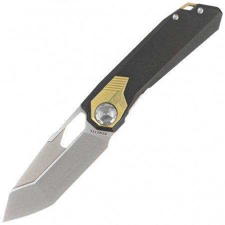Nóż składany Remette Peregrine Falcon Brown/Gold Titanium, Hand Grinding Pearlescent M390 (RTT1-BX) Nóż składany Remette Peregrine Falcon Brown/Gold Titanium, Hand Grinding Pearlescent M390 (RTT1-BX)