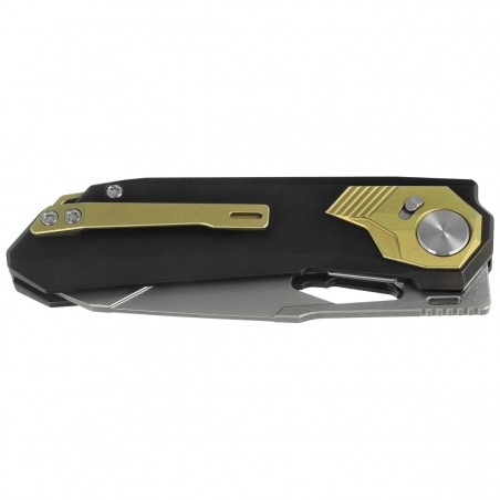 Nóż składany Remette Peregrine Falcon Brown/Gold Titanium, Hand Grinding Pearlescent M390 (RTT1-BX) Nóż składany Remette Peregrine Falcon Brown/Gold Titanium, Hand Grinding Pearlescent M390 (RTT1-BX)
