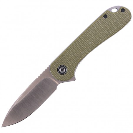 Nóż składany CIVIVI Elementum Flipper Olive Micarta, Satin Finish (C907S) Nóż składany CIVIVI Elementum Flipper Olive Micarta, Satin Finish (C907S)