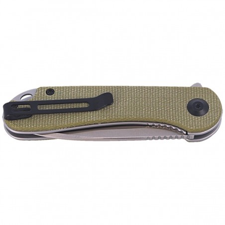 Nóż składany CIVIVI Elementum Flipper Olive Micarta, Satin Finish (C907S) Nóż składany CIVIVI Elementum Flipper Olive Micarta, Satin Finish (C907S)