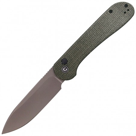 Nóż składany CIVIVI Button Lock Elementum Dark Green Micarta, Gray Stonewashed (C2103C) Nóż składany CIVIVI Button Lock Elementum Dark Green Micarta, Gray Stonewashed (C2103C)