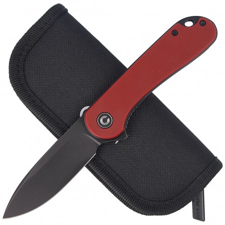 Nóż składany CIVIVI Elementum Flipper Burgundy G10, Black Stonewashed (C907A-1) Nóż składany CIVIVI Elementum Flipper Burgundy G10, Black Stonewashed (C907A-1)