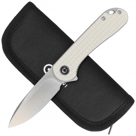 Nóż składany CIVIVI Elementum Flipper Patterned Ivory G10, Satin D2 (C907A-3) Nóż składany CIVIVI Elementum Flipper Patterned Ivory G10, Satin D2 (C907A-3)