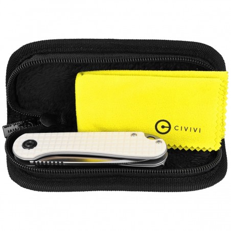 Nóż składany CIVIVI Elementum Flipper Patterned Ivory G10, Satin D2 (C907A-3) Nóż składany CIVIVI Elementum Flipper Patterned Ivory G10, Satin D2 (C907A-3)