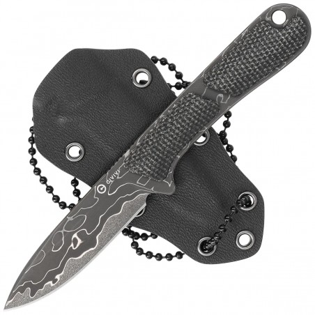 Nóż Civivi Mini Elementum Fixed Dark Green Micarta, Damascus (C23010-DS1) Nóż Civivi Mini Elementum Fixed Dark Green Micarta, Damascus (C23010-DS1)