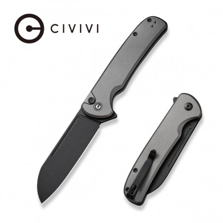Nóż składany Civivi Chevalier II Gray Aluminium, Black Stonewashed 14C28N (C20022B-3) Nóż składany Civivi Chevalier II Gray Aluminium, Black Stonewashed 14C28N (C20022B-3)