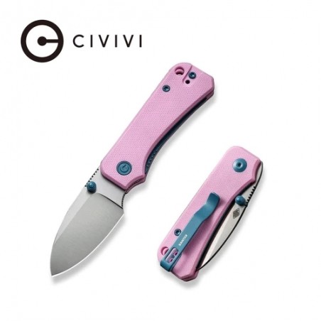 Nóż składany CIVIVI Baby Banter Powder Pink G10, Satin Nitro-V by Ben Petersen (C19068S-10) Nóż składany CIVIVI Baby Banter Powder Pink G10, Satin Nitro-V by Ben Petersen (C19068S-10)