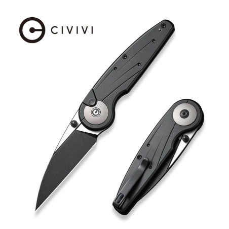 Nóż składany Civivi Starflare Black Aluminium, Black Stonewashed/Satin Nitro-V (C23052-1) Nóż składany Civivi Starflare Black Aluminium, Black Stonewashed/Satin Nitro-V (C23052-1)