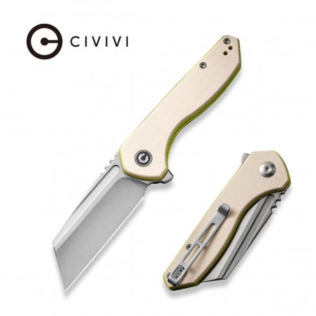 Nóż składany Civivi ExOne Ivory G10, Satin Nitro-V by Brian Brown (C23036-2) Nóż składany Civivi ExOne Ivory G10, Satin Nitro-V by Brian Brown (C23036-2)
