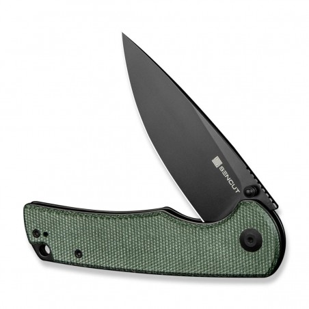 Nóż składany Sencut Praktisk Green Canvas Micarta, Black 9Cr18MoV (S24019-3) Nóż składany Sencut Praktisk Green Canvas Micarta, Black 9Cr18MoV (S24019-3)