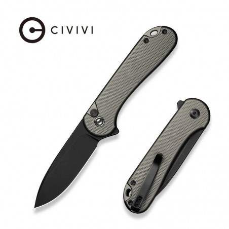 Nóż składany Civivi Button Lock Elementum II Gray Aluminium, Black Stonewashed Nitro-V (C18062PD-1) Nóż składany Civivi Button Lock Elementum II Gray Aluminium, Black Stonewashed Nitro-V (C18062PD-1)