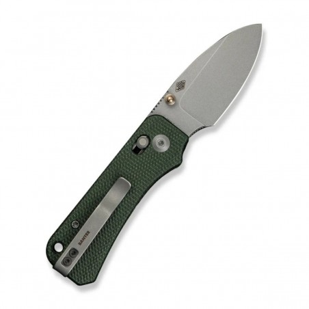 Nóż składany Civivi Baby Banter 2 Green Canvas Micarta, Gray Stonewashed Nitro-V by Ben Petersen (C23074-3) Nóż składany Civivi Baby Banter 2 Green Canvas Micarta, Gray Stonewashed Nitro-V by Ben Petersen (C23074-3)
