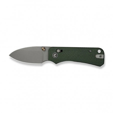 Nóż składany Civivi Baby Banter 2 Green Canvas Micarta, Gray Stonewashed Nitro-V by Ben Petersen (C23074-3) Nóż składany Civivi Baby Banter 2 Green Canvas Micarta, Gray Stonewashed Nitro-V by Ben Petersen (C23074-3)