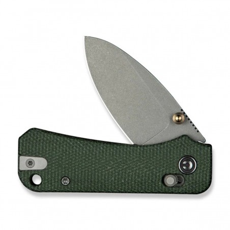 Nóż składany Civivi Baby Banter 2 Green Canvas Micarta, Gray Stonewashed Nitro-V by Ben Petersen (C23074-3) Nóż składany Civivi Baby Banter 2 Green Canvas Micarta, Gray Stonewashed Nitro-V by Ben Petersen (C23074-3)