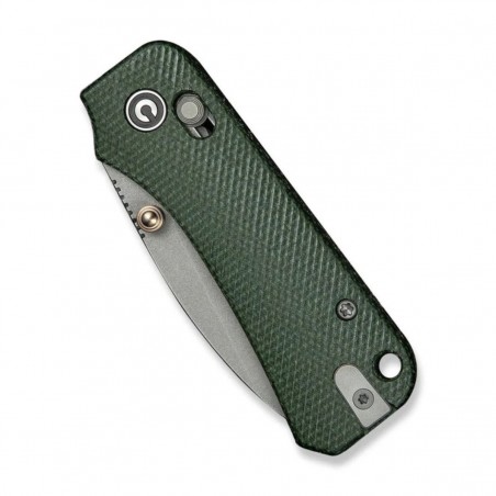 Nóż składany Civivi Baby Banter 2 Green Canvas Micarta, Gray Stonewashed Nitro-V by Ben Petersen (C23074-3) Nóż składany Civivi Baby Banter 2 Green Canvas Micarta, Gray Stonewashed Nitro-V by Ben Petersen (C23074-3)