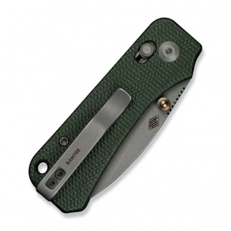 Nóż składany Civivi Baby Banter 2 Green Canvas Micarta, Gray Stonewashed Nitro-V by Ben Petersen (C23074-3) Nóż składany Civivi Baby Banter 2 Green Canvas Micarta, Gray Stonewashed Nitro-V by Ben Petersen (C23074-3)