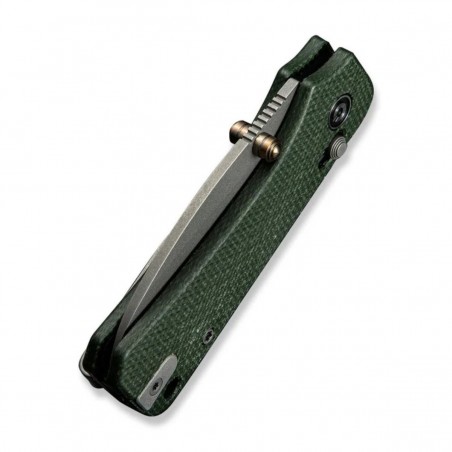 Nóż składany Civivi Baby Banter 2 Green Canvas Micarta, Gray Stonewashed Nitro-V by Ben Petersen (C23074-3) Nóż składany Civivi Baby Banter 2 Green Canvas Micarta, Gray Stonewashed Nitro-V by Ben Petersen (C23074-3)