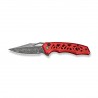 Nóż składany Civivi Anaaki Red Aluminium, Damascus (C24039-DS1)