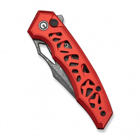 Nóż składany Civivi Anaaki Red Aluminium, Damascus (C24039-DS1) Nóż składany Civivi Anaaki Red Aluminium, Damascus (C24039-DS1)
