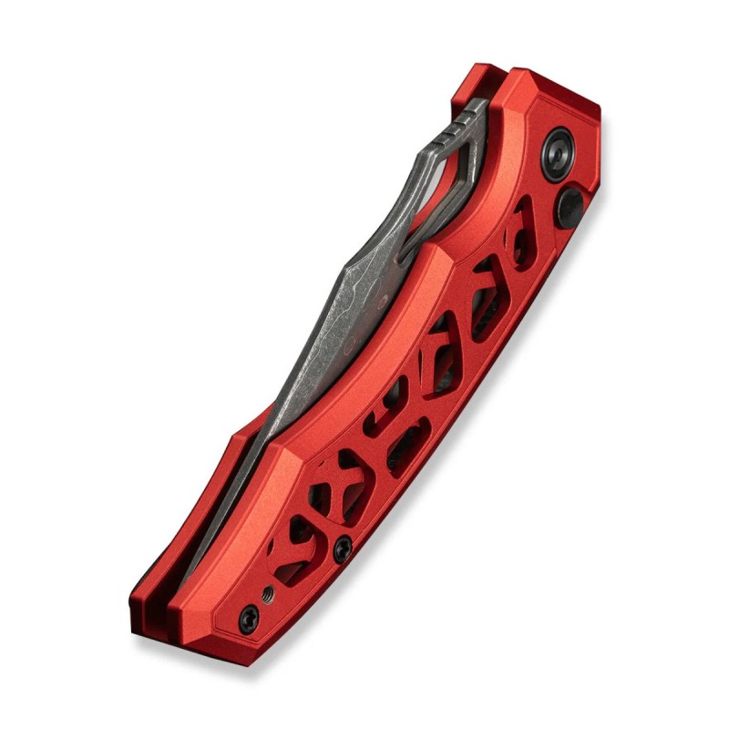 Nóż składany Civivi Anaaki Red Aluminium, Damascus (C24039-DS1)