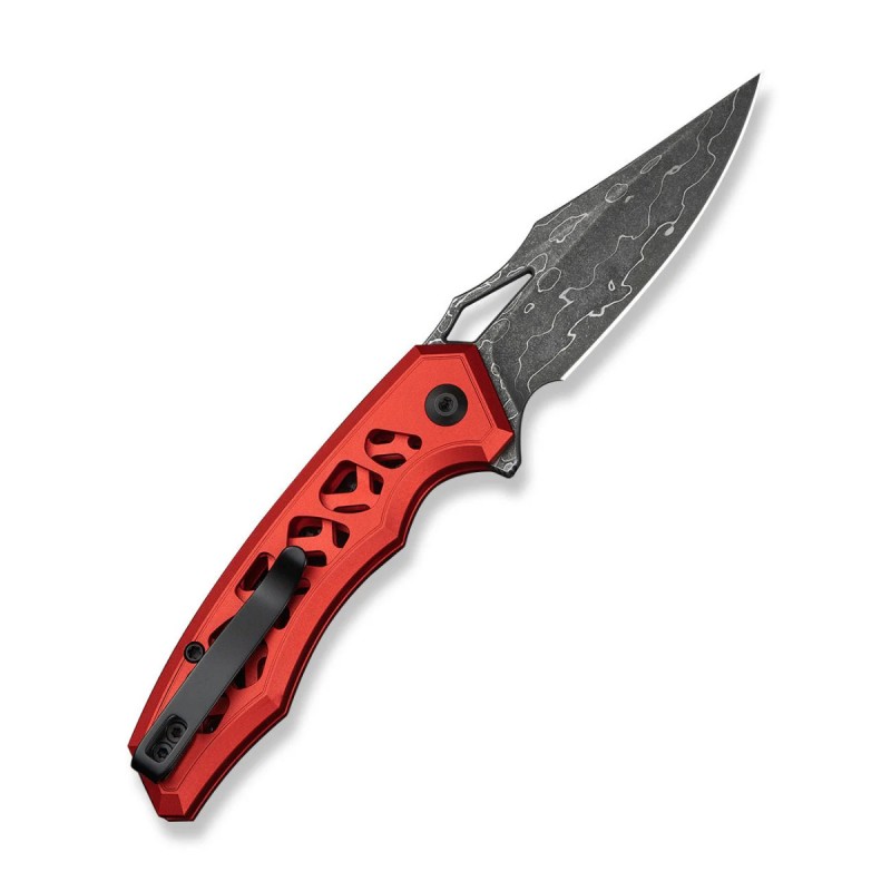 Nóż składany Civivi Anaaki Red Aluminium, Damascus (C24039-DS1)