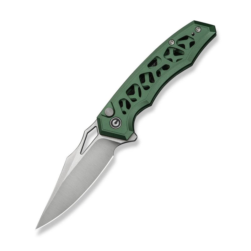 Nóż składany Civivi Anaaki Green Aluminium, Satin Nitro-V (C24039-3)