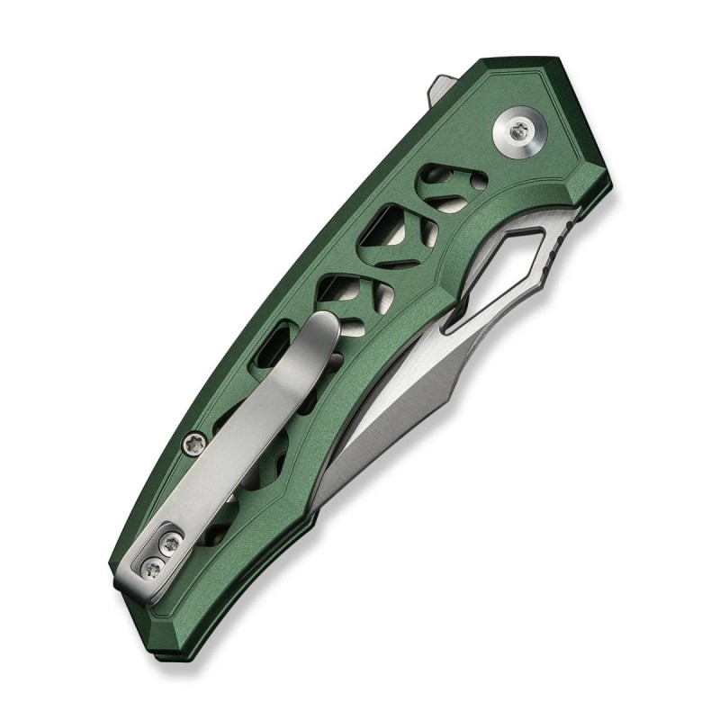 Nóż składany Civivi Anaaki Green Aluminium, Satin Nitro-V (C24039-3)