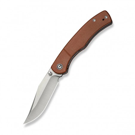 Nóż składany Civivi Clingman Brown Canvas Micarta, Satin Nitro-V by Taylor Martin Best Damn EDC (C23065-3) Nóż składany Civivi Clingman Brown Canvas Micarta, Satin Nitro-V by Taylor Martin Best Damn EDC (C23065-3)