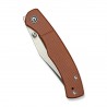 Nóż składany Civivi Clingman Brown Canvas Micarta, Satin Nitro-V by Taylor Martin Best Damn EDC (C23065-3)